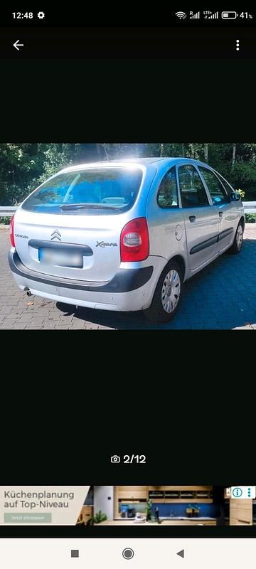 Gebraucht Citroën Xsara Picasso 116 PS (85 kW) 2005 Silber Van / Kleinbus