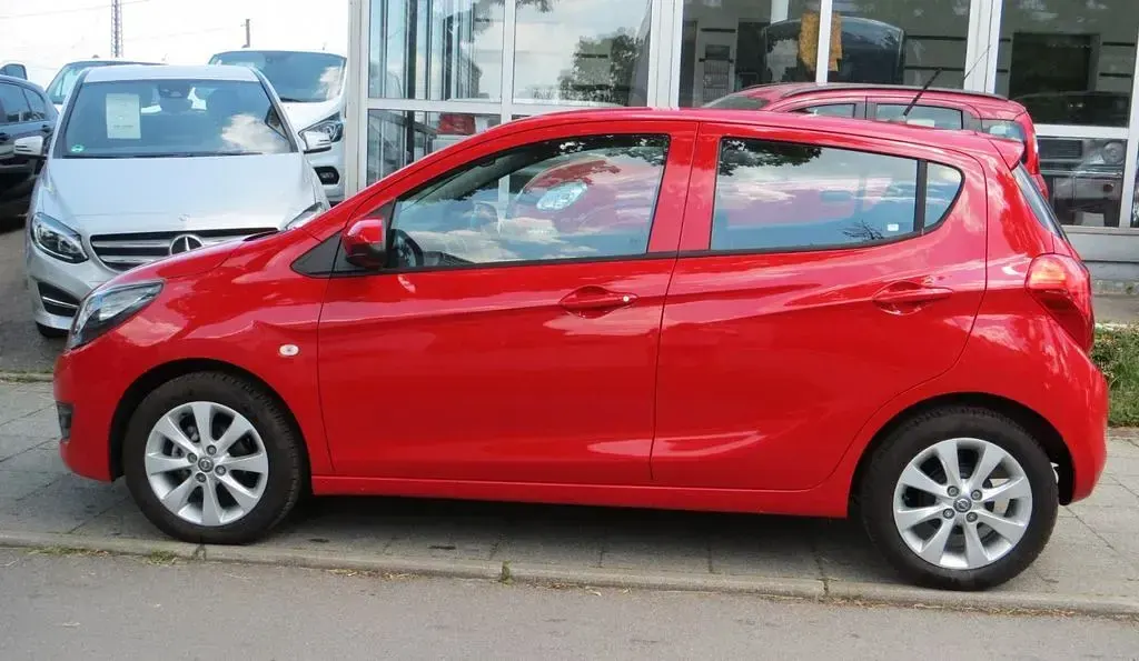 Gebraucht Opel Karl Active 75 PS (55 kW) 2017 Rot Kleinwagen