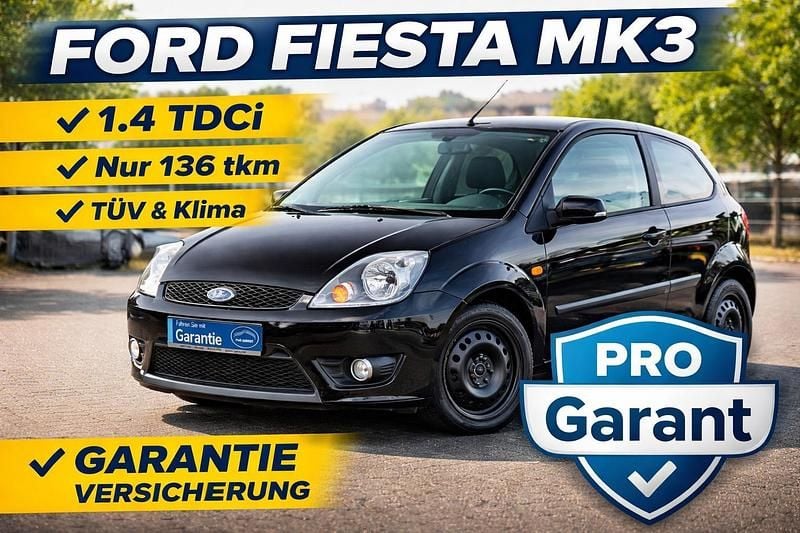 Schwarz Gebraucht 2008 Ford Fiesta Kleinwagen | 2.800 € - Bild 1/4