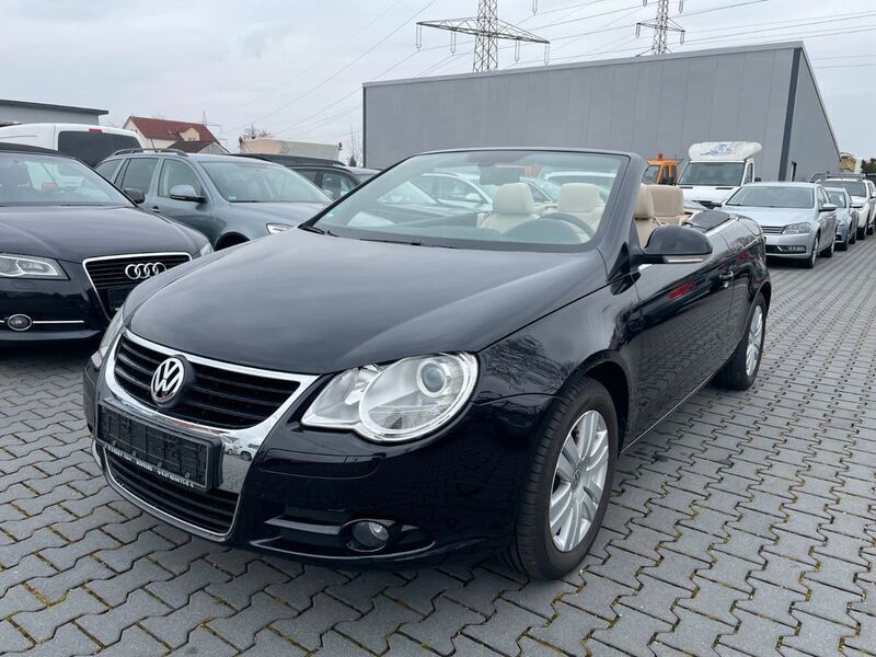 Schwarz Gebraucht 2008 VW Eos Cabrio | 3.499 € (Superpreis) - Bild 1/4