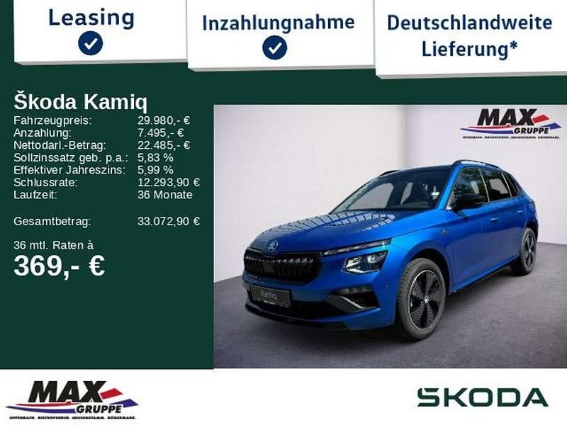 Blau Gebraucht 2025 Skoda Kamiq SUV | 29.980 € - Bild 1/3