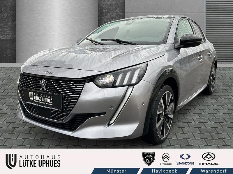 Grau Gebraucht 2021 Peugeot e-208 GT Kleinwagen | 15.690 € (Fairer Preis) - Bild 1/4