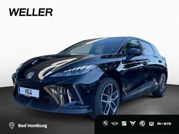 Schwarz (pebble black (schwarz)) Neu 2024 MG MG4 EV Luxury Kleinwagen | 42.640 € (Fairer Preis) - Bild 1/4