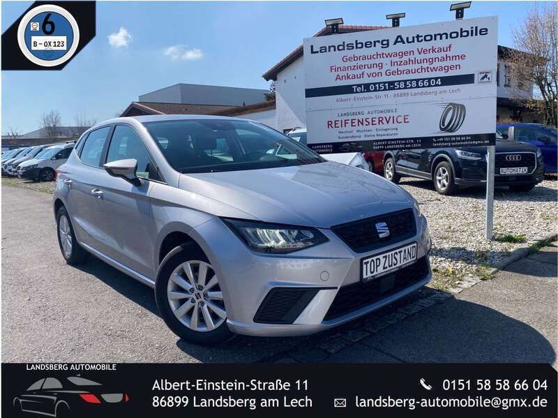 Silber Gebraucht 2021 Seat Ibiza Style Kleinwagen | 15.190 € (Fairer Preis) - Bild 1/4
