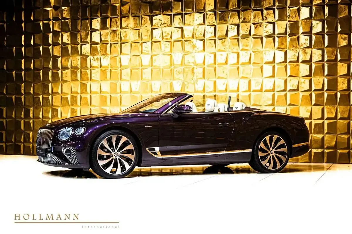 Neu Bentley Continental 549 PS (403 kW) 2026 Violett Cabrio