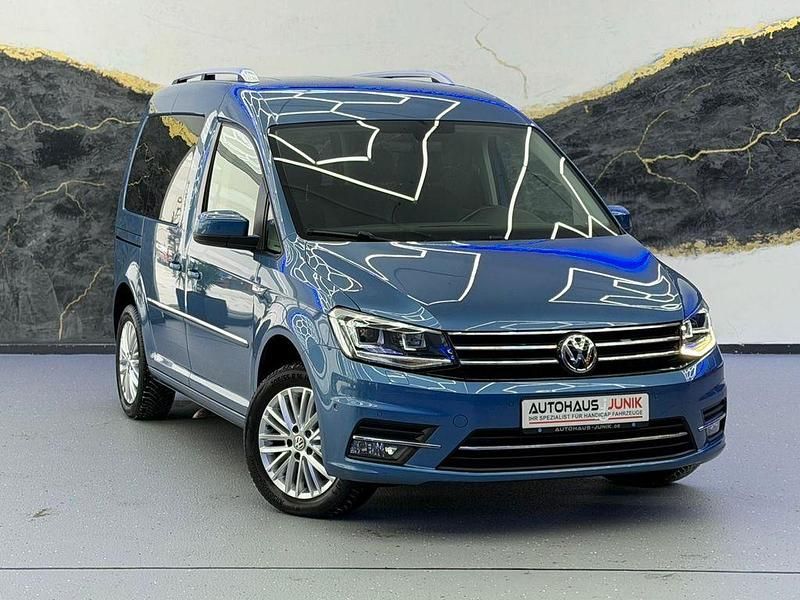 Gebraucht VW Caddy Highline 102 PS (75 kW) 2016 Blau Van / Kleinbus