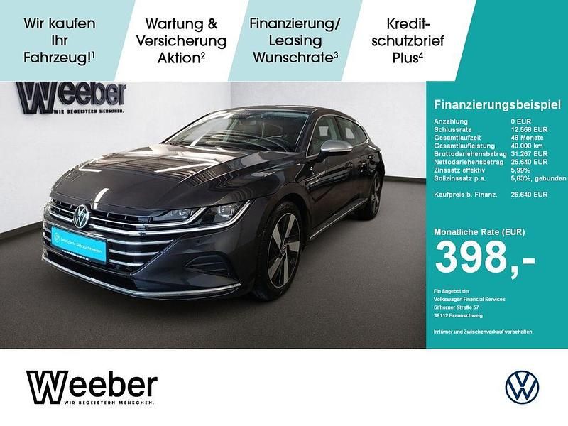 Mangangrau (metallic) Gebraucht 2022 VW Arteon Elegance Kombi | 26.640 € (Superpreis) - Bild 1/4