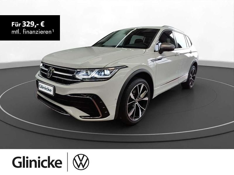 Weiß Gebraucht 2021 VW Tiguan Allspace R-line SUV | 36.850 € (Etwas zu teuer) - Bild 1/1