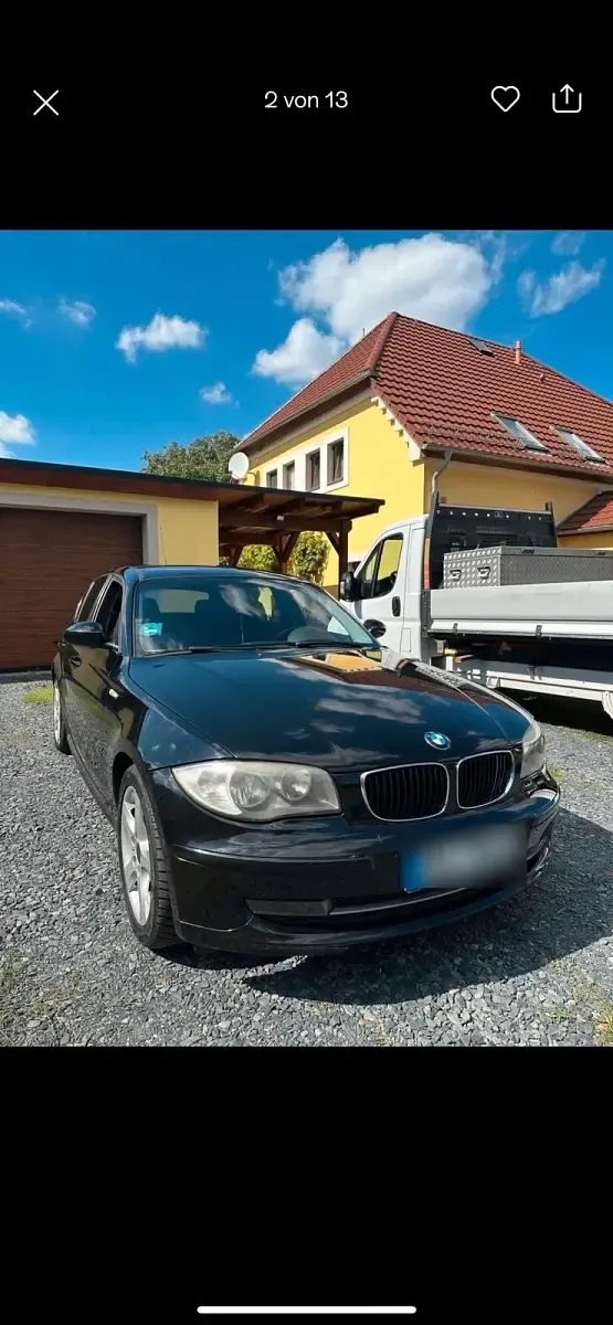 Gebraucht BMW 118 143 PS (105 kW) 2008 Schwarz Kleinwagen