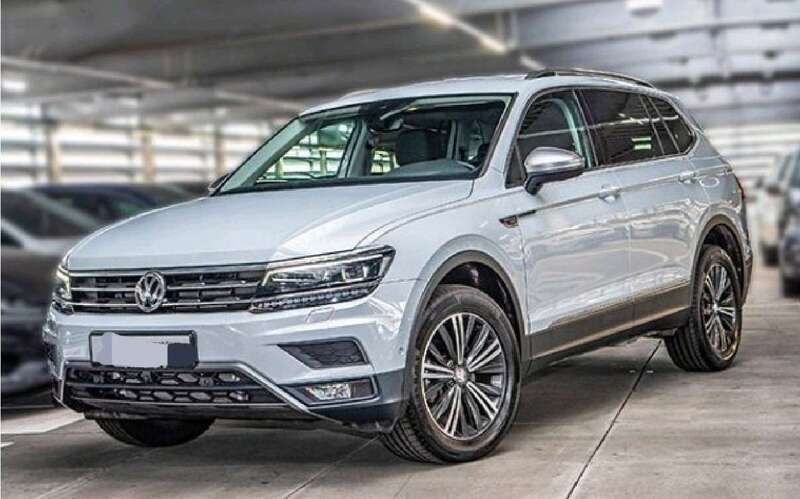 Weiß Gebraucht 2018 VW Tiguan Allspace Comfortline SUV | 26.500 € (Superpreis) - Bild 1/4