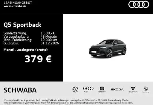 Gebraucht Audi Q5 Sportback S-Line 204 PS (150 kW) 2023 Grau SUV