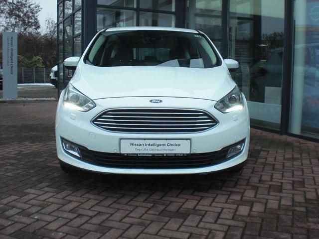 Gebraucht Ford C-MAX Titanium 125 PS (91 kW) 2018 Weiß Van / Kleinbus