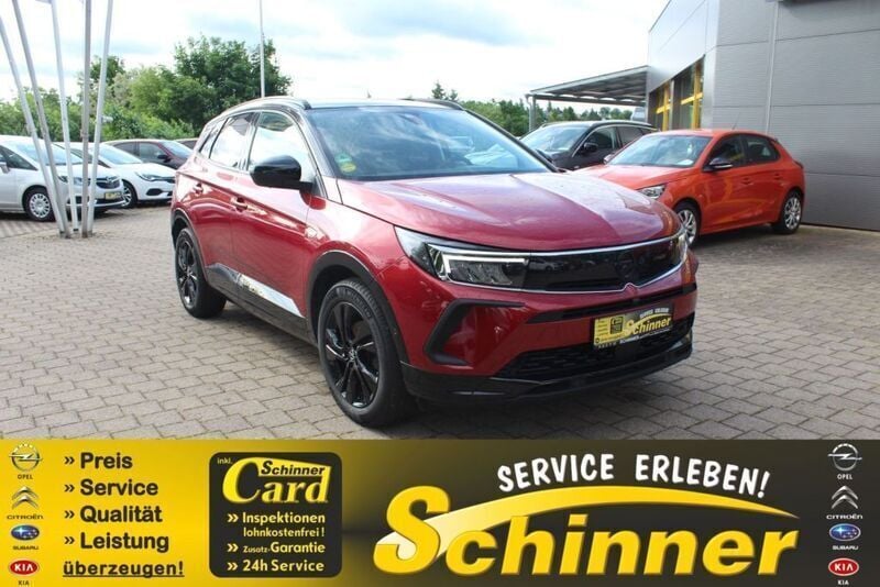 Rubin rot metallic Gebraucht 2022 Opel Grandland X GS Line SUV | 21.290 € (Guter Preis) - Bild 1/2