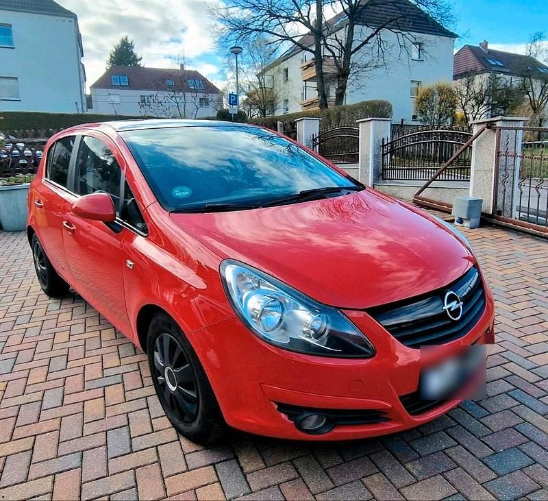 Gebraucht Opel Corsa 59 PS (43 kW) 2010 Rot Kleinwagen