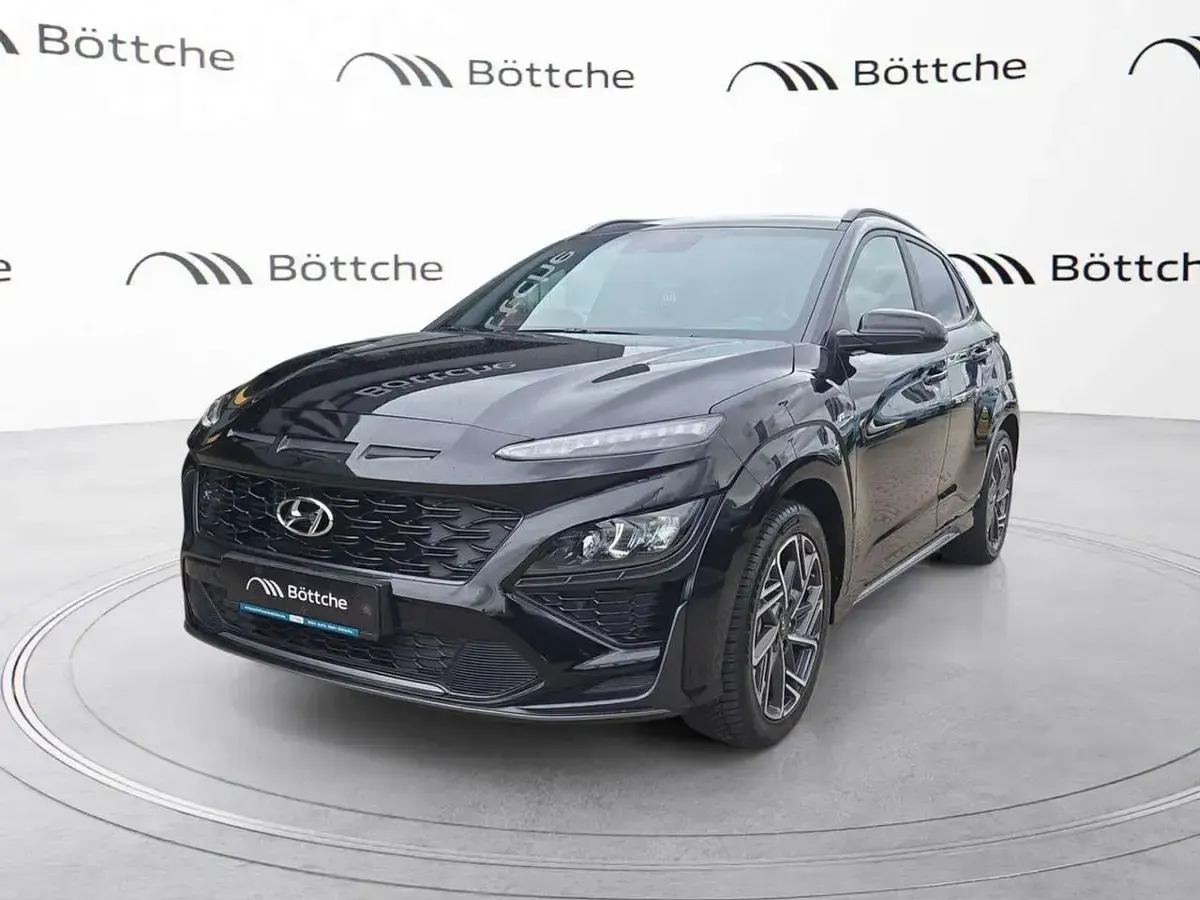 Gebraucht Hyundai Kona N Line 199 PS (146 kW) 2022 Phantom black / mic SUV