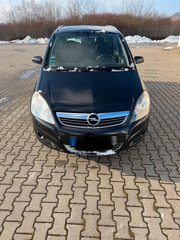 Gebraucht Opel Zafira 116 PS (85 kW) 2008 Schwarz Van / Kleinbus