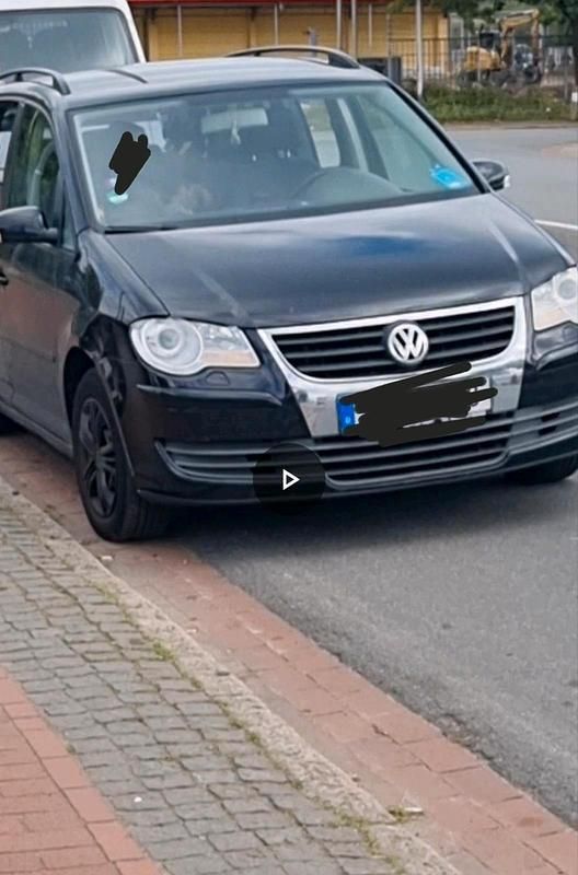 Schwarz Gebraucht 2007 VW Touran Van / Kleinbus | 2.800 € (Fairer Preis) - Bild 1/4