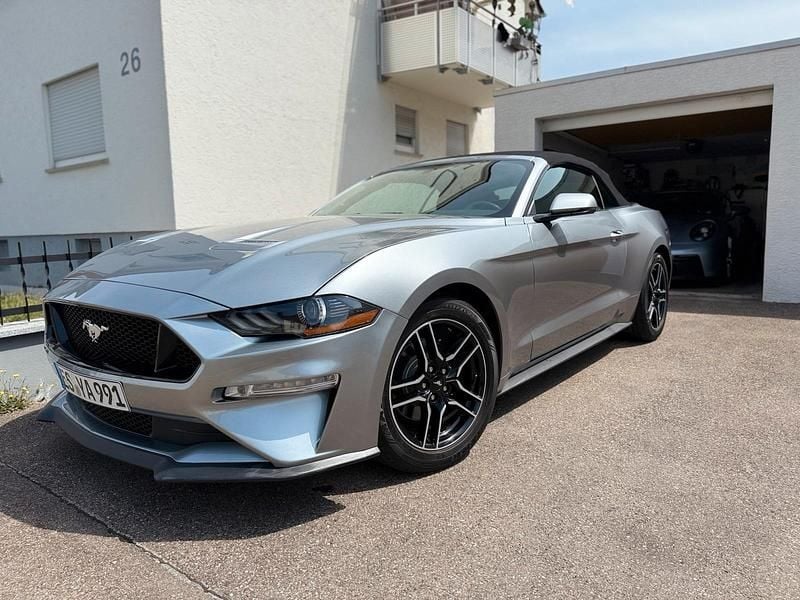 Silber Gebraucht 2020 Ford Mustang Cabrio | 22.900 € (Superpreis) - Bild 1/4