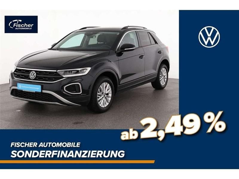 Schwarz Gebraucht 2024 VW T-Roc Life SUV | 21.940 € (Guter Preis) - Bild 1/3