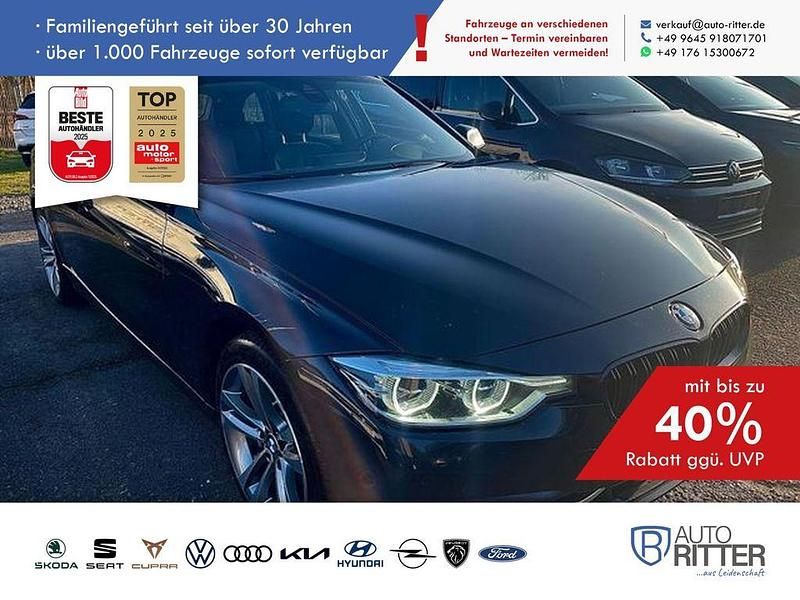 Schwarz Gebraucht 2018 BMW 335 Sport Line Kombi | 18.490 € (Fairer Preis) - Bild 1/4