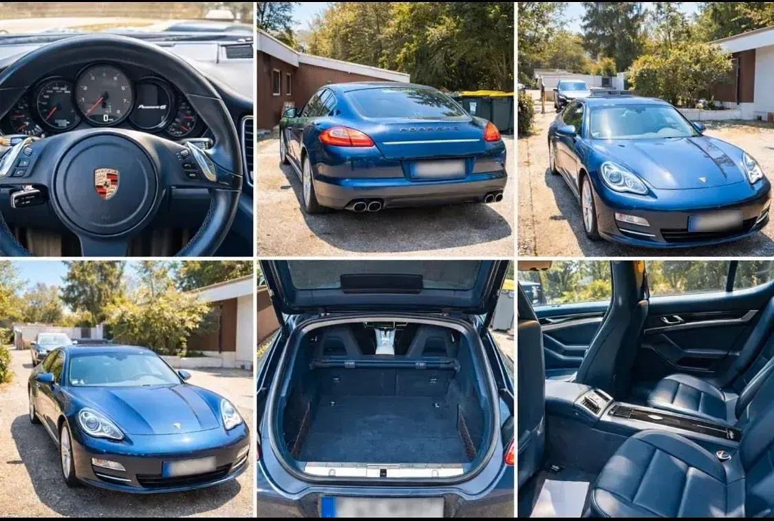Second-hand Porsche Panamera 400 CP (294 kW) 2010 Albastru Hatchback
