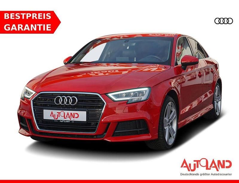 Rot Gebraucht 2019 Audi A3 S-Line Limousine | 22.990 € (Fairer Preis) - Bild 1/4