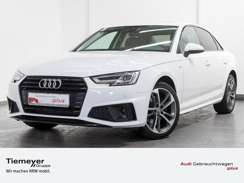 Weiß Gebraucht 2019 Audi A4 S-Line Limousine | 23.660 € (Superpreis) - Bild 1/4