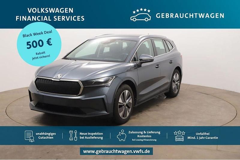 Grau Gebraucht 2021 Skoda Enyaq iV SUV | 23.809 € (Guter Preis) - Bild 1/4