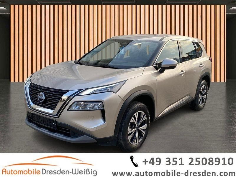 Silber champagne silver metallic (metallic) Gebraucht 2023 Nissan X-Trail Acenta SUV | 28.980 € (Superpreis) - Bild 1/4
