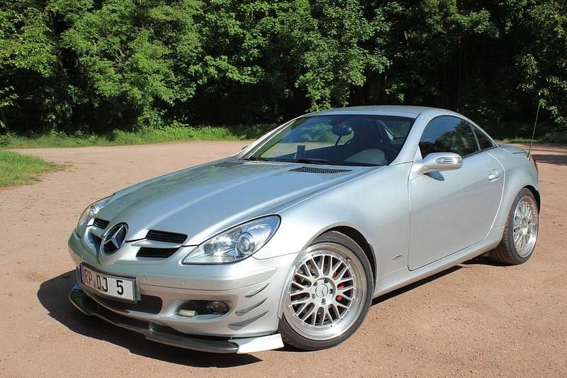 Gebraucht Mercedes SLK200 163 PS (119 kW) 2006 Silber Cabrio