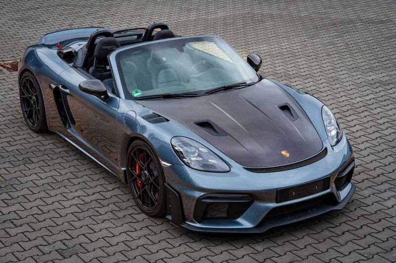 Grau Gebraucht 2024 Porsche 718 Boxster Cabrio | 169.900 € - Bild 1/4