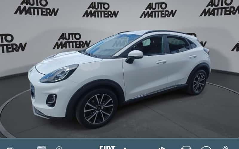 Frostweiß Gebraucht 2020 Ford Puma Gen-E Titanium SUV | 16.980 € (Fairer Preis) - Bild 1/4