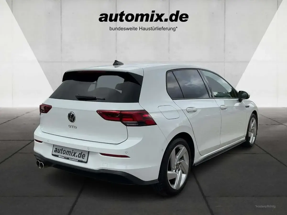 Gebraucht VW Golf VIII GTD 200 PS (147 kW) 2022 Weiß Limousine
