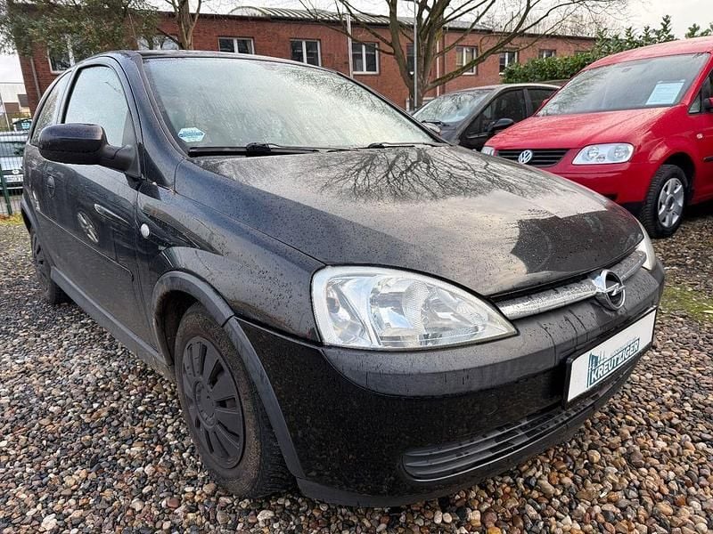 Schwarz Gebraucht 2002 Opel Corsa Kleinwagen | 555 € (Superpreis) - Bild 1/4