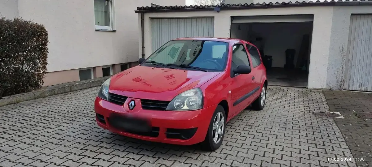 Gebraucht Renault Clio II 65 PS (47 kW) 2009 Rot Limousine