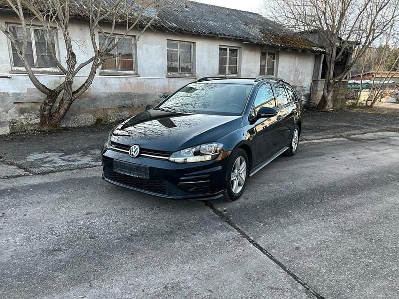 Gebraucht VW Golf VII R-line 150 PS (110 kW) 2017 Schwarz Kombi