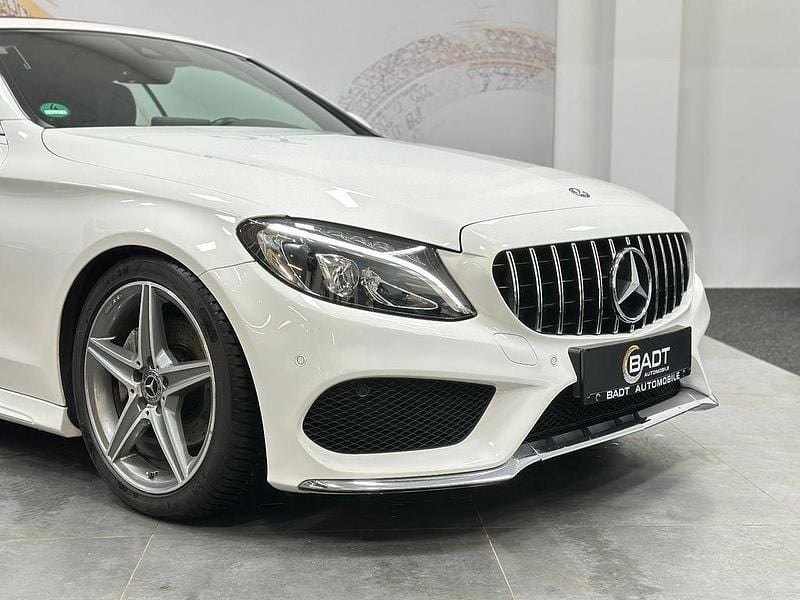 Gebraucht Mercedes C200 AMG line 184 PS (135 kW) 2017 Weiß Cabrio