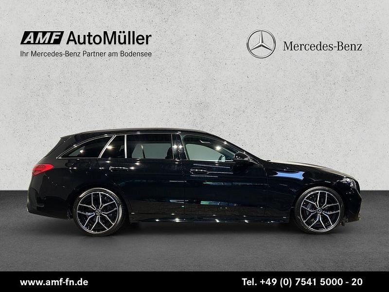 Unilack schwarz Gebraucht 2024 Mercedes C180 AMG Line Premium Kombi | 41.900 € (Teuer) - Bild 1/4