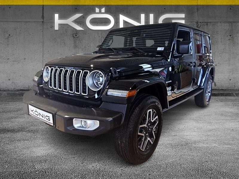 Schwarz Gebraucht 2025 Jeep Wrangler Sahara SUV | 56.589 € (Guter Preis) - Bild 1/4