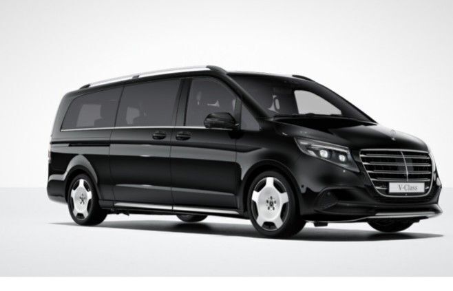 Schwarz Neu 2025 Mercedes V300 Exclusive Van / Kleinbus | 108.990 € (Teuer) - Bild 1/4