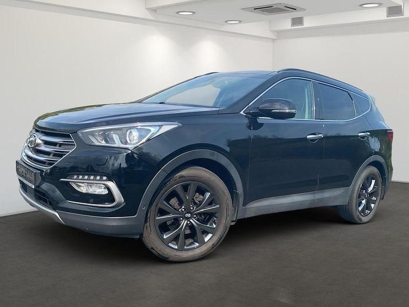 Schwarz Gebraucht 2016 Hyundai Santa Fe Premium SUV | 15.990 € (Superpreis) - Bild 1/4