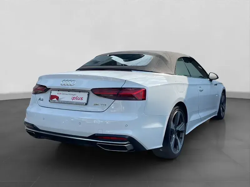 Gebraucht Audi A5 Cabriolet S-Line 163 PS (119 kW) 2022 Weiß Cabrio