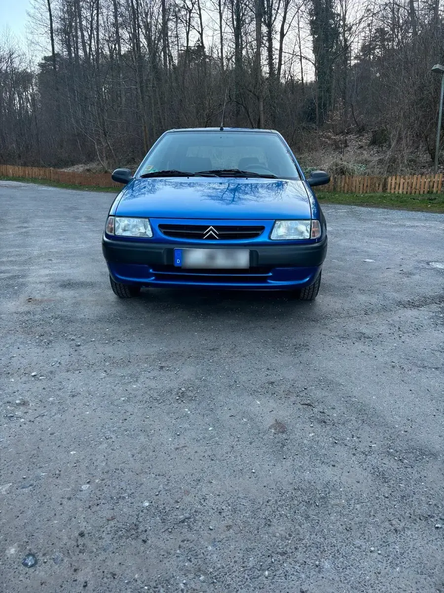 Gebraucht Citroën Saxo 60 PS (44 kW) 1998 Blau Kleinwagen