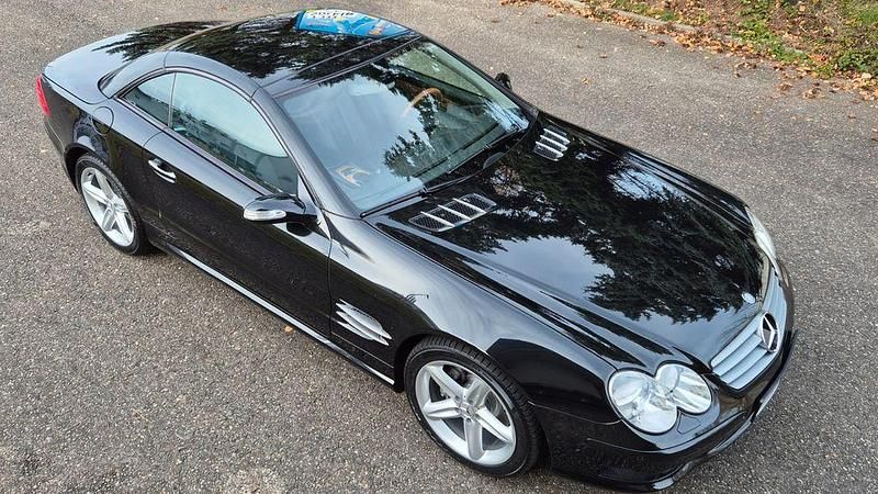 Gebraucht Mercedes SL500 AMG 306 PS (225 kW) 2007 Obsidianschwarz metallic Cabrio