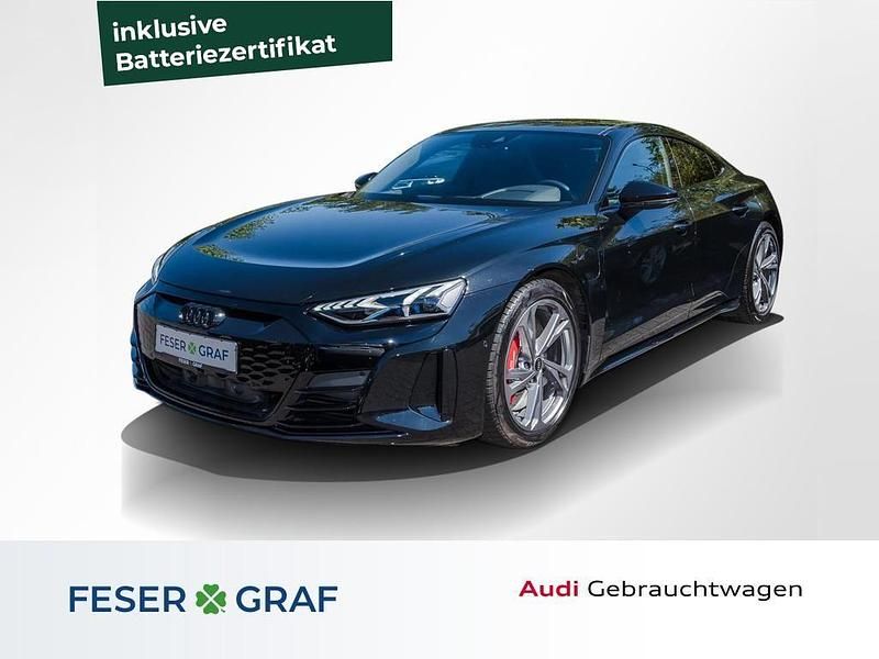 Mythosschwarz metallic Gebraucht 2022 Audi e-tron GT quattro Ambiente Limousine | 58.990 € (Guter Preis) - Bild 1/4