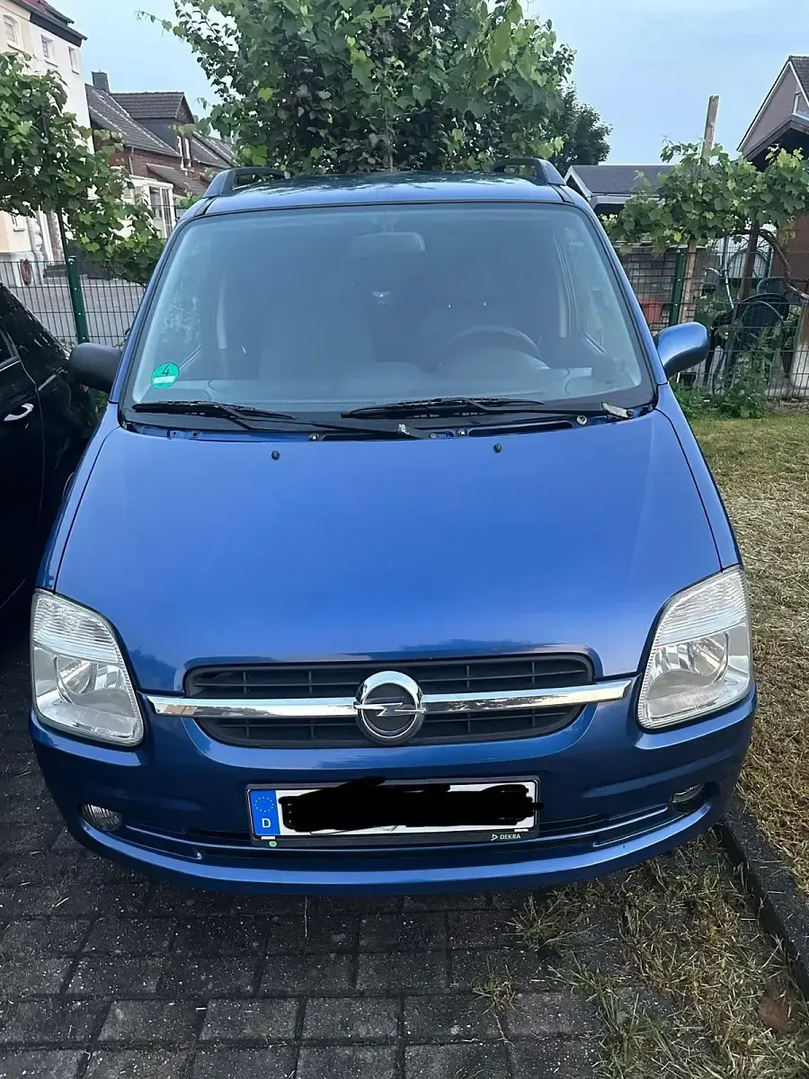 Gebraucht Opel Agila 75 PS (55 kW) 2003 Blau Van / Kleinbus