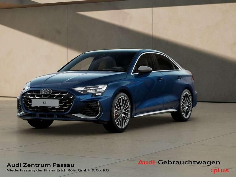 Ascariblau metallic Gebraucht 2024 Audi S3 Ambiente Limousine | 49.680 € (Fairer Preis) - Bild 1/4