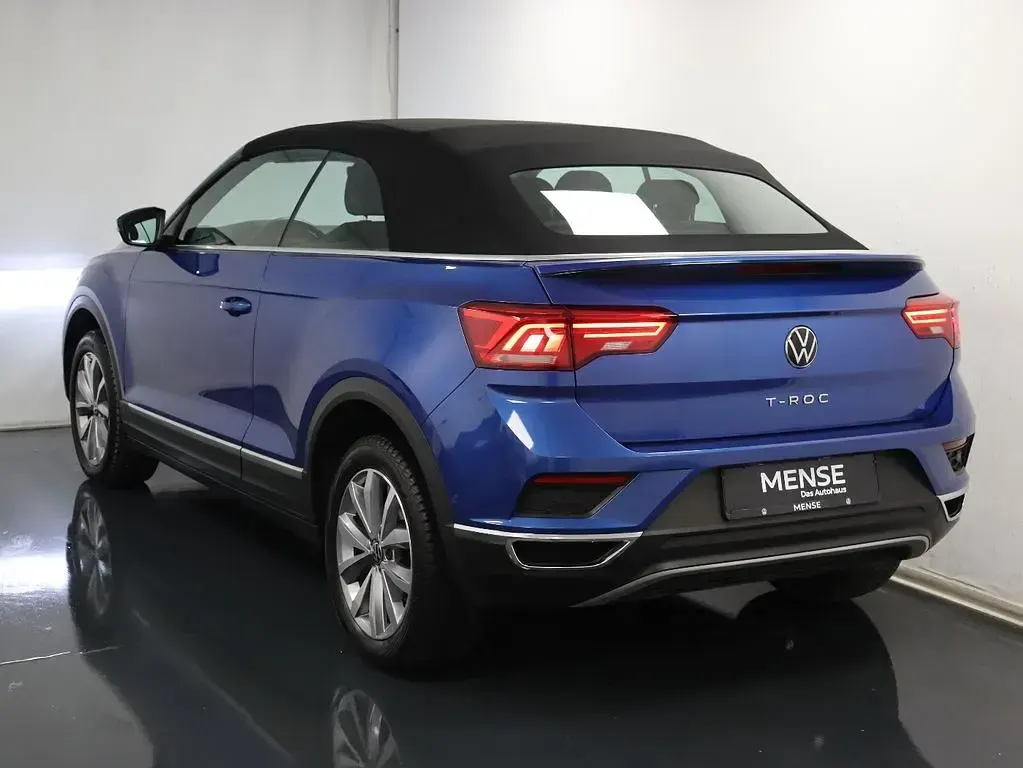 Gebraucht VW T-Roc Cabriolet Style 150 PS (110 kW) 2020 Blau Cabrio