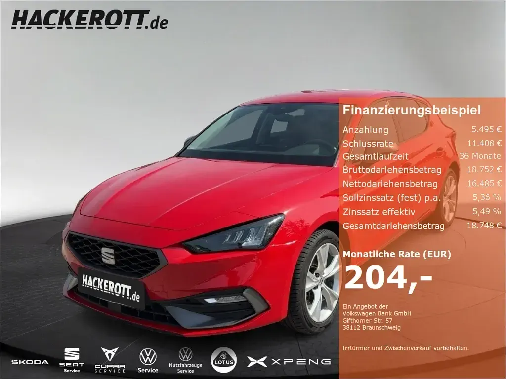 Gebraucht Seat Leon FR 204 PS (150 kW) 2022 Limousine