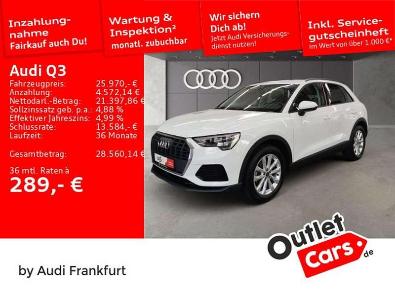 Ibisweiß Gebraucht 2022 Audi Q3 SUV | 25.970 € (Superpreis) - Bild 1/2